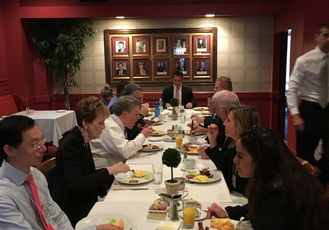 Fueling up for a day full of advocacy.