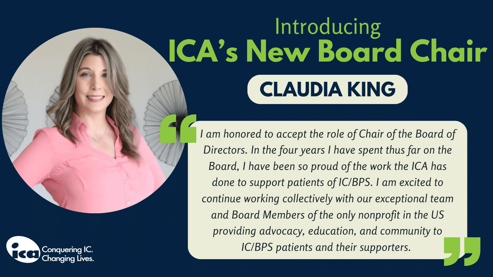ICA’s New Chair (Twitter Post)